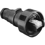 PX0894/A, Модульный разъем, Cat6a, RJ45 Plug, 1 x 1 (Порт), 8P8C, Cat6a, IP68 ...