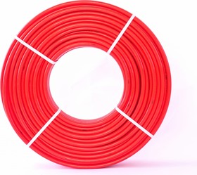 Фото 1/2 Труба из полиэтилена повышенной термостойкости PE-RT 16x2,0мм, красный, 100м GSG-18