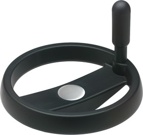79261-R, Black Polypropylene Hand Wheel, 160mm diameter
