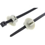 150-55940 T30RFT5-PA66HS-BK/GY, Cable Tie, Inside Serrated, 150mm x 3.6 mm ...