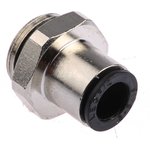 3101 08 17, LF3000 Series Straight Threaded Adaptor, G 3/8 Male to Push In 8 mm ...