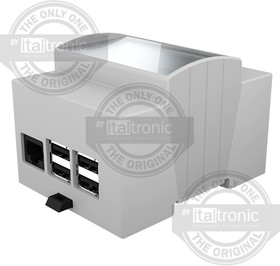 Фото 1/3 25.0410000.OC1, Solid Top Enclosure Type, ABS, Polycarbonate DIN Rail Enclosure Kit