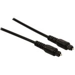 CAGB25000BK10, Audio Cable, Digital, TosLink Plug - TosLink Plug, 1m