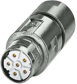 1628845, SENSOR CONNECTOR, M23, RCPT, 5+PE, CABLE