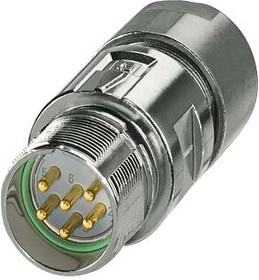 1629142, SENSOR CONNECTOR, M23, PLUG, 6POS, CABLE