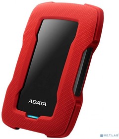 Фото 1/10 A-Data Portable HDD 1Tb HD330 AHD330-1TU31-CRD {USB 3.1, 2.5", Red} Противоударный