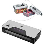 Вакуумный упаковщик Kitfort КТ-1517 130Вт 0.7Бар шир.пак.:29см серебристый/черный