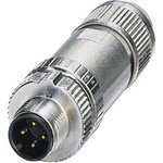 1424666, Circular Connector, 4 Contacts, Cable Mount, M12 Connector, Plug, Male ...