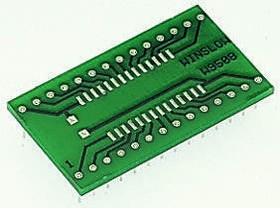W9513RC, Straight Through Hole Mount 1.27 mm, 2.54 mm Pitch IC Socket Adapter, 24 Pin Female SOP to 24 Pin Male DIP