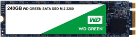 Фото 1/4 SSD накопитель WD Original SATA3 240G Green M.2 2280(WDS240G2G0B)