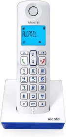 Фото 1/2 Р/Телефон Dect Alcatel S230 RU белый/синий АОН