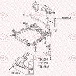 Опора шаровая нижняя L/R OPEL Astra/Omega/Vectra/Zafira 98- TEA1094