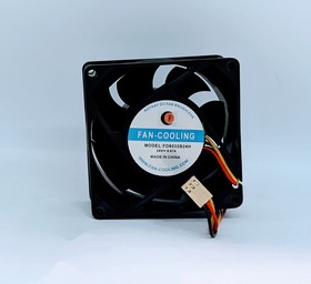 Вентилятор FAN-COOLING model:FD8032B24H 24v 0.67A 3pin 80x80x32мм