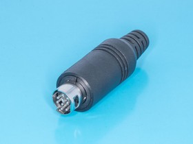 Фото 1/4 MDN-9M, Вилка mini DIN 9 контактов на кабель