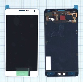 Дисплей (экран) в сборе с тачскрином для Samsung Galaxy A7 SM-A700F белый