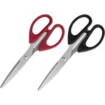 Ножницы Deli EM609 офисные 160мм ручки пластиковые сталь ассорти чехол с европодвесом