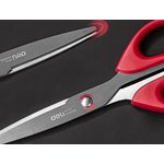 Ножницы Deli EM609 офисные 160мм ручки пластиковые сталь ассорти чехол с европодвесом