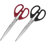 Ножницы Deli EM610 офисные 180мм ручки пластиковые сталь ассорти чехол с европодвесом