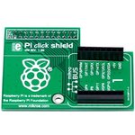 MIKROE-1513, Raspberry Pi Hats / Add-on Boards Raspberry Pi Click Shield