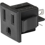 3-119-053, AC Power Entry Modules NR021 Connector Outlet 15A 5-15R
