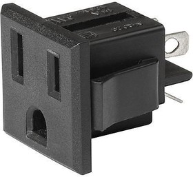 3-119-053, AC Power Entry Modules NR021 Connector Outlet 15A 5-15R