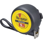 Рулетка Navigator 80 258 NMT-Ru01-A-5-19 (автостоп, 5 м*19 мм)