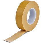 HB 356 19mmx50m, Brown Double Sided Cloth Tape, 0.15mm Thick, 16 N/25 mm ...
