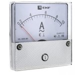 Амперметр AMA-801 аналоговый на панель круглый вырез 100А трансф. подкл. ama-801-100