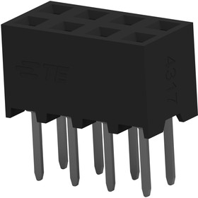 Фото 1/8 2314822-8, PCB Receptacle, Плата - к - плате, 2 мм, 2 ряд(-ов), 8 контакт(-ов), Монтаж в Сквозное Отверстие