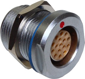 CCM4S1/16, Circular Connector, 16 Contacts, Panel Mount, Socket, Female, IP68, CamCirc CCM4 Series