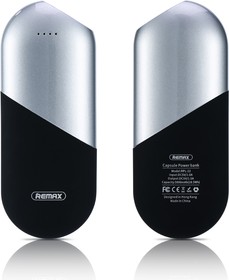 Универсальный внешний аккумулятор REMAX Capsule Series RPL-22 5000 mAh серебряный, Re max | купить в розницу и оптом