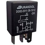 DG82-7021-36-1012-DR, Plug In Automotive Relay, 12V dc Coil Voltage ...