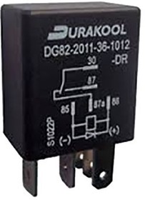 DG82-7021-36-1012-DR, Plug In Automotive Relay, 12V dc Coil Voltage, 40A Switching Current, SPST