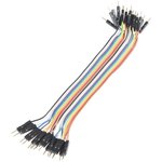 PRT-12795, Jumper Wires - Connected 6in. (M/M, 20 pack)
