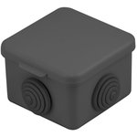 Коробка распаячная ОП 65х65х50мм черная IP54 КО-51010065-045