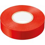 Изоляционная лента 0,13x15 мм. 10 м. красная, INTP01315-10 32823
