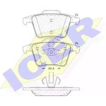 181612, Колодки дисковые задние VOLVO XC90 2.5IT/3.0I T6/2.4 D5 02