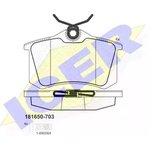 181650-703, 181650-703_колодки дисковые задние !\ Renault Scenic 1.4i-1.9DTi 99-03