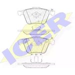 181655, Колодки дисковые передние VOLVO XC90 2.5IT/3.0I T6 02 #