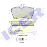 181678700, Колодки дисковые передние MERCEDES-BENZ: A-CLASS W169 1.5-1.8CDI 04 #