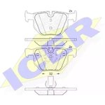 181685202, Колодки тормозные BMW X5 (E70) 07-, X5 (F15) 13-, X6 (E71 ...