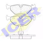 181707, Колодки дисковые задние BMW E46 1.6I-2.8I/D 98 ,ROVER 75 1.8-2.5/CDT 99