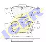 181743, Колодки дисковые задние FORD FOCUS II/C-MAX,MAZDA 3 ...