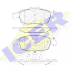 181852, 181852_колодки дисковые передние !\ Citroen C4 Picasso 1.6HDi/1.8i 06