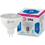 Лампочка светодиодная ЭРА STD LED Lense MR16-8W-840-GU5.3 GU5.3 8Вт линзованная ...
