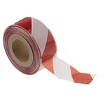 HDH001-005-400, Red/White PE 500m Non-adhesive Barrier Tape