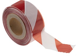 Фото 1/4 HDH001-005-400, Red/White PE 500m Non-adhesive Barrier Tape