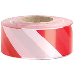 HDH001-005-400, Red/White PE 500m Non-adhesive Barrier Tape