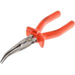 Long Nose Pliers, 210 mm Overall, Straight Tip, VDE/1000V