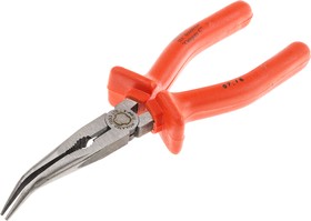 Фото 1/5 Long Nose Pliers, 210 mm Overall, Straight Tip, VDE/1000V